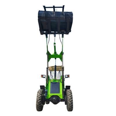 China Garment Shops New Start Multi Loader Electric Backhoe Small Application Land Wheel Farm Loader Mini Loaders Sale for sale