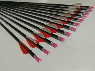 China 6.2mm 4.2mm 5.2mm 7.6mm Carbon Arrows Accurate Carbon Fiber Archery Arrows Extremely Durable budget for sale