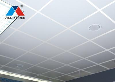 China Straight Edge Lay In Ceiling Panels 603*603mm PE / PVDF Powder Coating for sale