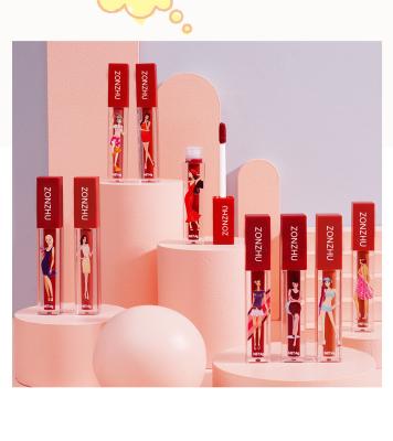 China High Pigmented Tude Square Girl Beach Vegan Matte Non Stick Cup Private Label Lip Gloss Waterproof Wholesale Lip Gloss for sale