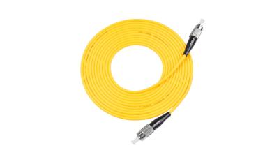 China Simplex Jumper APC Fiber Optic Patch Cables , FC To FC Patch Cord Low Insertion for sale