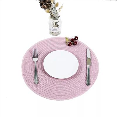 Chine Créez une expérience culinaire luxueuse avec un ensemble de matelas tissés en PVC de couleur personnalisée à vendre
