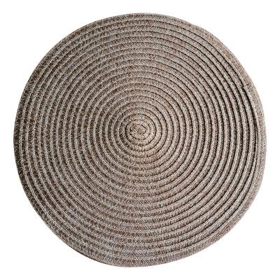 Chine Mat de table ronde en PVC antidérapant pour la décoration de la table de salle à manger à vendre