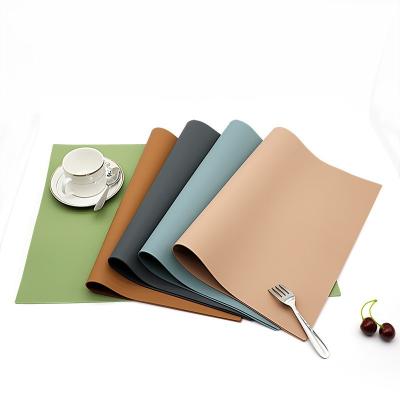 Chine Placemat en silicone résistant à la chaleur, lavable, accessoires de décoration de table à vendre