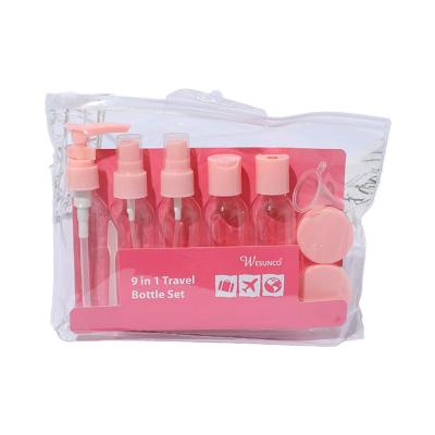 China Plastic Collar 50ml Customized Travel Set for Skincare Essentials for sale