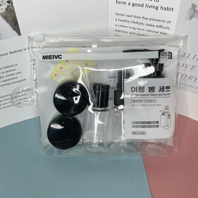 China Stylish Type 50ml+40ml 7 Pieces Travel Bottle Set Used For Skincare for sale