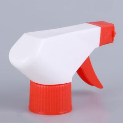 China Sale By Bulk Red/White Color Plastic Trigger Sprayer 28/410 Size Used For Bottles for sale