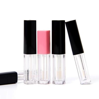 China 1.2ml Plastic Cylinder Lip Gloss Tube With Long Cap Customized Colors Accepted for sale