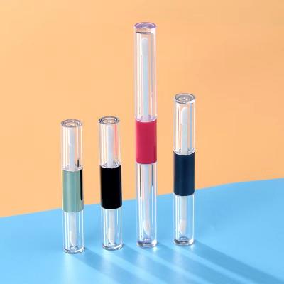 China Customized 1ml 1.5ml & 2.5ml Dual Head Containers for Empty Lip Gloss Tube for sale