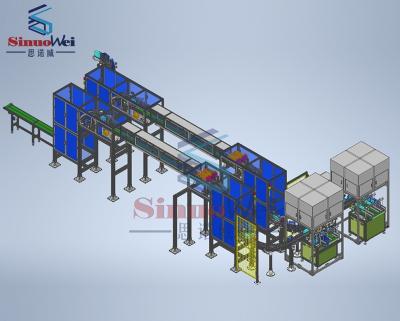 Chine Ligne de convoyeur à coque en aluminium à pile à vendre