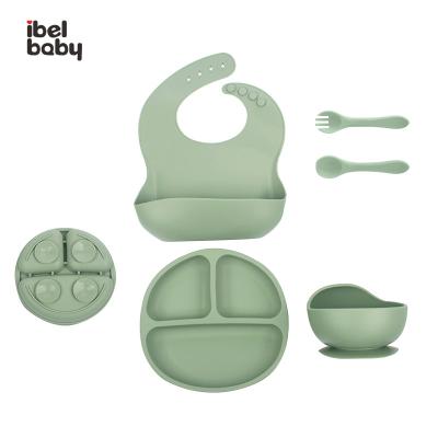 China BPA Free Food Safe Bib Bpa Free Kids Plates Bowl Silicon Bib Custom Design Bibs for sale