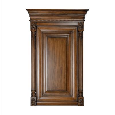 China Decoration Manufacturer Customized European Style Set Indoor Solid Wood Doors Without Paint for sale