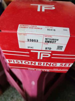 China Segmento do pistão japão TP 33953 ME993947 ME993948 ME993950 de Mitsubishi Fuso 6m60 TP à venda