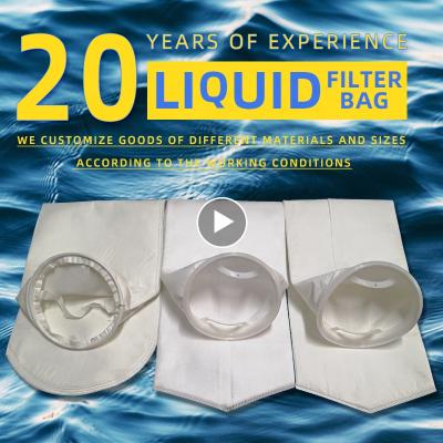 China Factory Size Customized Ring 106*380 Plastic PE Liquid Filter Bag for sale