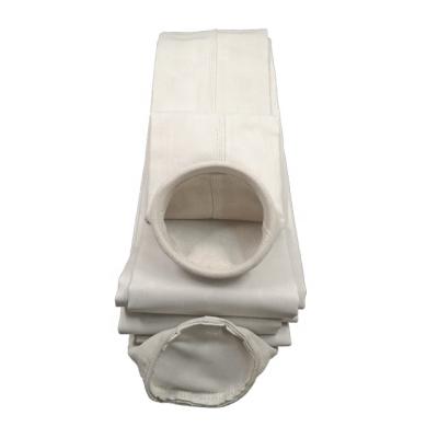China Factory E-glass Dust Collector Bags 1/3Twill340G/m2 PTFE Finished High Temperature Filter Bag for sale