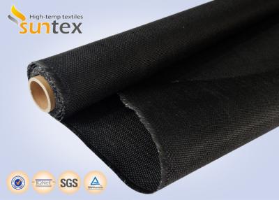China Fogo preto - rolo geral retardador da isolação térmica de pano 1.2mm de Compenstor do rolo da fibra de vidro à venda
