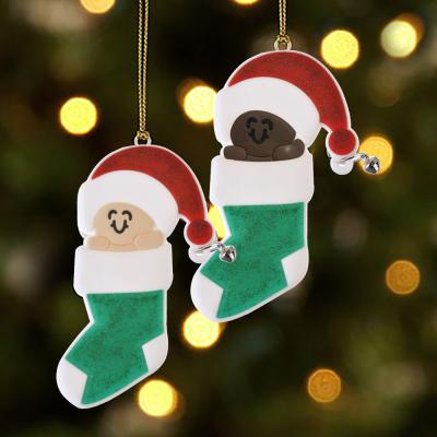 China Christmas Tree Decoration 2021 New Design Christmas Quarantine Decoration DIY Personalized Christmas Tree Ornament Hanging Pendant for sale