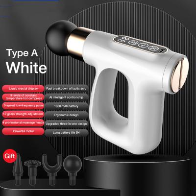 China Comfortable Deep Tissue Muscle Relax Fascia Gun Body Massager For Pain Relief Fitness Training 30 Speed Speed Massage Gun for sale