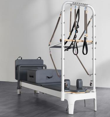 Cina Semi Elevated Pilates Core White Bed Customized Aluminum Alloy Fitness Shaping Multifunctional Bed in vendita