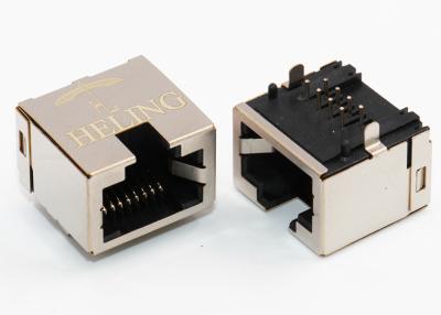 Chine Étiquette à angle droit du connecteur RJ45 femelle, Rj45 prise femelle RoHS conforme à vendre