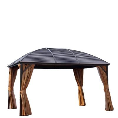 China Gazebos Garden Outdoor Gazebo Pavilion 3*8M 3*4M Aluminium Hardtop Gazebo for sale
