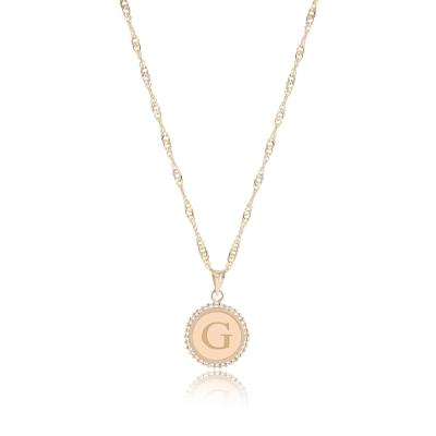 Китай 18K Gold ‘G’ Pendant Necklace продается