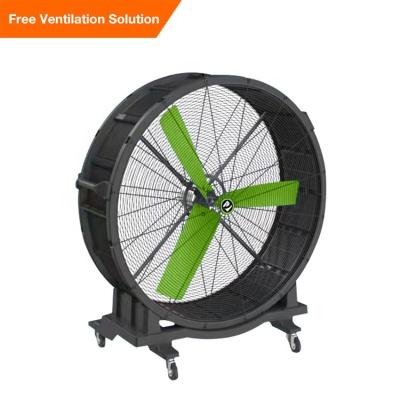 China 400~500ã ¡ Commercial Ventilation Fan 2M Diameter HVLS Portable Fan For Cooling for sale