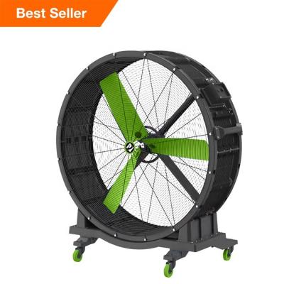 China 400~500ã ¡ Hvls 48inches Industrial Ventilation Portable Fan For Gym Portable Floor Fan for sale