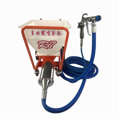 China Single Wall Mortar Spray Machine R7 Tube Wall Cement Mortar Spray Machine for Cement Plastering and Waterproof Coating for sale
