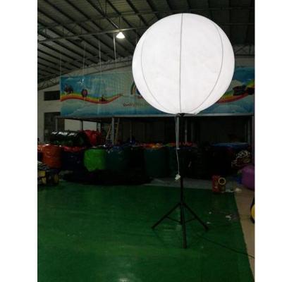 China Hot sale 1m indoor or outdoor events inflatable tripod stand led light balloon for outdoor decoration for sale