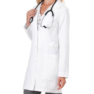China Wholesale Small Ordered Hospital Scrubs Medical Staff Uniforms Top Quality White Lab Coat With Pockets for sale