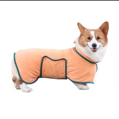 China Super Absorbent Coat Quick Dry Cat Bath Robe Towel Dry Dog Microfiber Dog Bathrobe Viable Soft Dry Towel Robes for sale