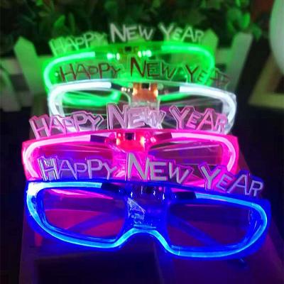 China Wholesale Plastic Happy New Year Party Lead Glasses for sale