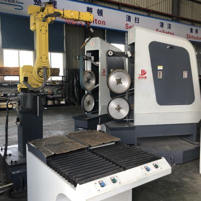 China Doorhandgrepen Automatisch Robot slijpmachine Cnc 380V 11KW Te koop