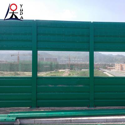 Cina Barriere acustiche per autostrade e ferrovie Barriere acustiche galvanizzate per strade Placca di acciaio in vendita