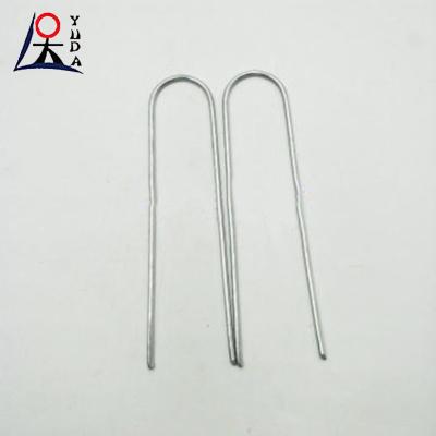 China Landscape Staples U Type Pin Nail Wire Steel Pegs Sod Staples For Garden for sale