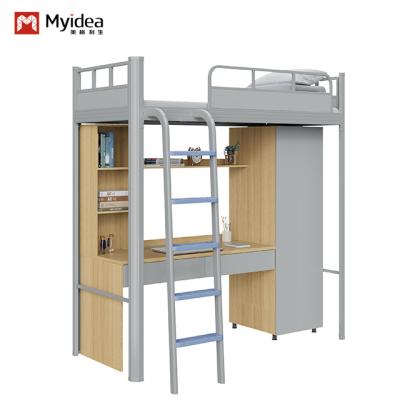 China Youth Dormitory Bunk Bed With Stairs Customizable for University Students for sale