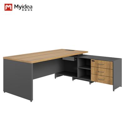 China Myidea Office Boss'S Desk And Chair Combination Simple Modern President Manager Single Office Desk Support customization for sale