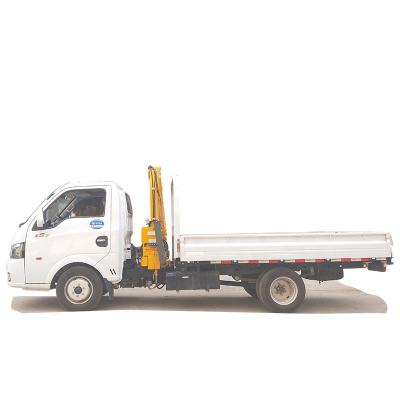 China TRUCK CRANE Mini Light Truck with Crane Motor Hydraulic Lifting Crane for Sale for sale