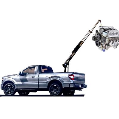 China TRUCK CRANE 0.8 ton small pick up crane lifting electric hoist mini crane price for sale