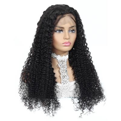 China 13x6 Curly Transparent Lace Front Curl Virgin Cuticle Aligned Hair Wigs With Baby Hair for sale