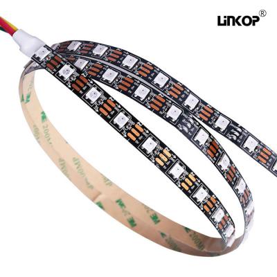 China Addressable 5v Self-adhesive Light Strip 6812 Colorful 60 Lights Not Waterproof Ip20 for sale