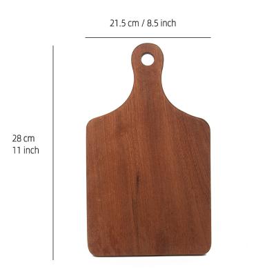 China Factory Viable Wholesale Sapelli Wood Cutting Board With Handle Steak Board Wood Cutting Boards Wholesale for sale