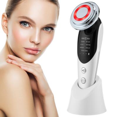 China Pore Shrinking EMS LED Photon Therapy Sonic Vibration Face Beauty Hot Treatment Cool Anti-Aging Skin Rejuvenation Facial Cleansing Wrinkle for sale