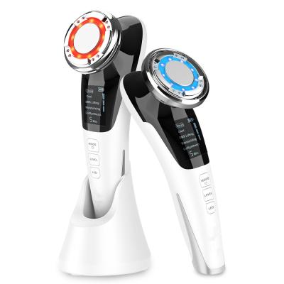 China Pore Shrinking Photon Rejuvenation Face Beauty Instrument New Current Multifunctional Cold And Hot Micro EMS Beauty Instrument for sale