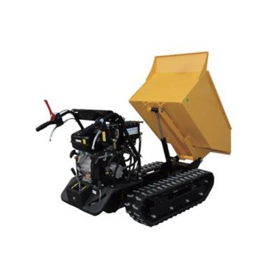 China Construction works Stainless Conveyors Mini Transport Truck Crawler Dumper Belt Inspection Mini Transporter for sale
