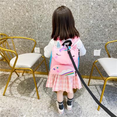 China Waterproof 2021 NEW kids children cute unicorn backpack school bags for teenagers waterproof OEM unisex girls bags for sale