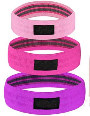China 2020 Factory Hot Supplier Good Quality Yoga Exercise Product Cotton Resistance Bands For YOGO With Custom Logo for sale