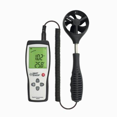 China Digital Wind Speed Meter Anemometer Gauge Air Wind Speed Meter 45m/s With Temperature Measurement Data Stand 295g/220X65X30mm en venta