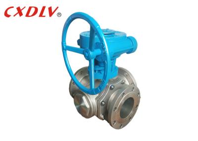 China 2 conexión inoxidable del reborde de la vávula de bola de acero de la manera CF8M DN65 con el cojín ISO5211 en venta